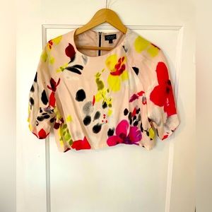 Floral, cropped top